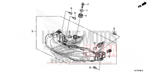 FEUX COMBINES ARRIERE SH125ADK de 2019